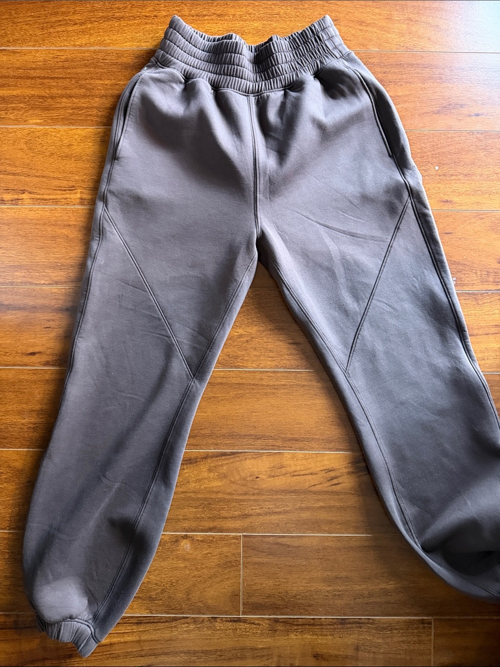 Women’s Brown Elastic-Waist Jogger Pants YPB